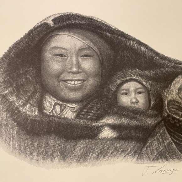 Lorenzo Fracchetti Eskimo Inuit Art Native Print Lot of 3 - Picture 3 of 8